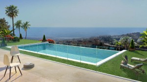 Designer villas with panoramic views